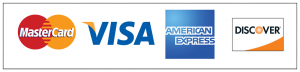 MasterCard Visa AmericanExpress Discover